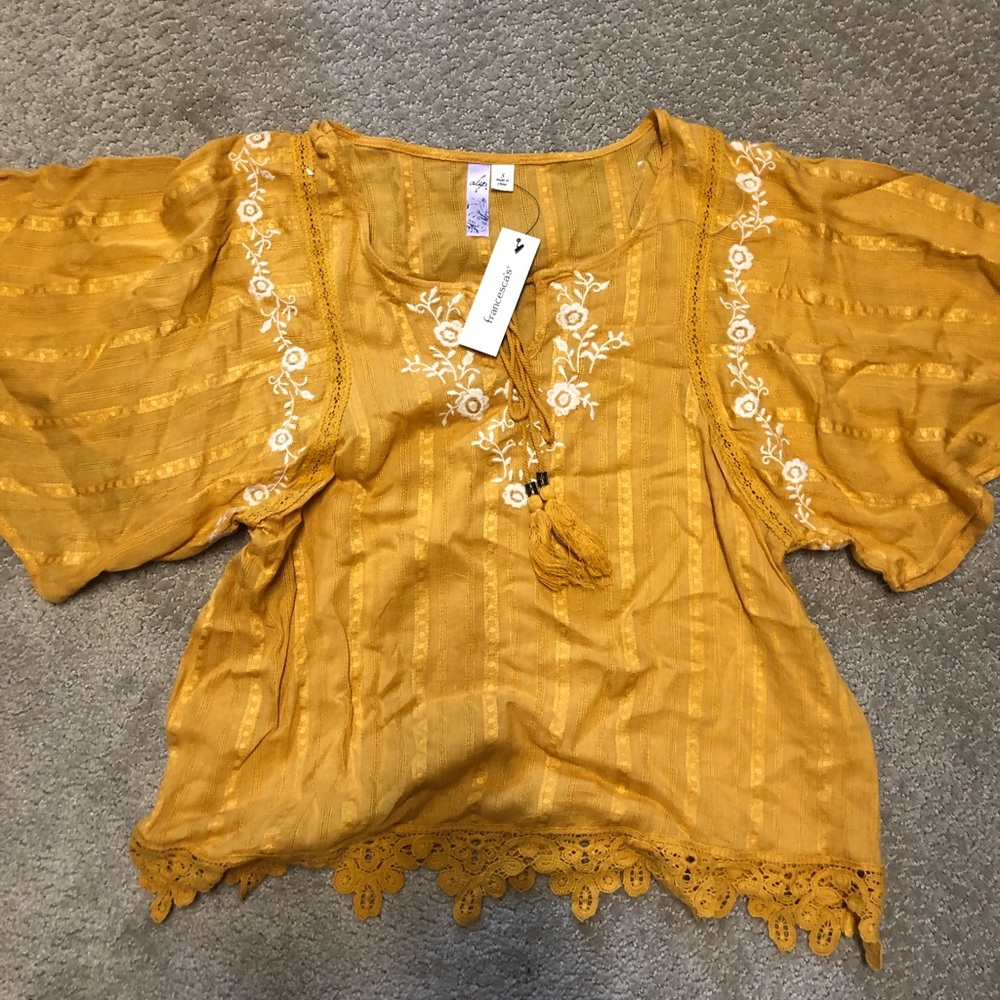 Yellow blouse